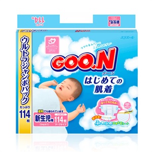大王GOO.N婴幼儿用纸尿裤NB114片