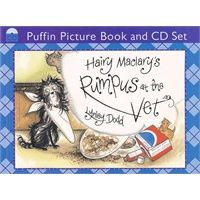 Hairy Maclary''s Rumpus at the Vet (Book & CD) 毛毛狗看兽医（附CD）9780141500775