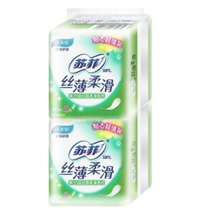 苏菲 无香型 80片 新包装×2两联包