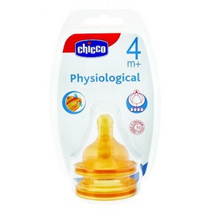 Chicco 智高宽口Y孔大流量橡胶奶嘴(两只装)