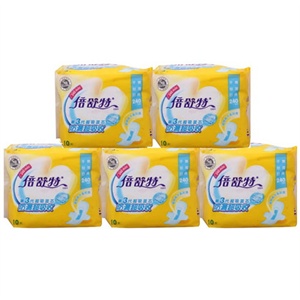 倍舒特 卫生巾干爽丝薄日用独立5包组合装240mm/共50片