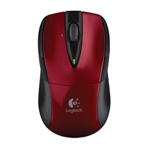 【当当自营】 logitech 罗技M525 无线鼠标 （莓红）