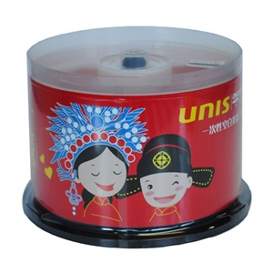 【当当自营】 Unis 紫光 DVD+R 16X 4.7GB 婚庆系列 50片桶装 刻录光盘