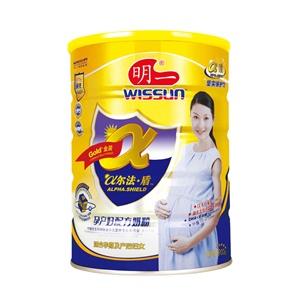 wissun 明一 α尔法·盾孕产妇配方奶粉 900g 听装