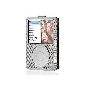贝尔金 iPod nano 3代 蜂巢网格PU皮套（灰色）