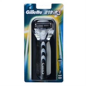 Gillette吉列 锋速3刀架 (2刀头)