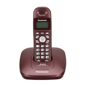 【当当自营】 Panasonic松下 KX-TG10CN R-1 数字无绳电话机 醇酒红