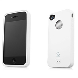 【当当销售配送】卡登仕 苹果iPhone 4G 金属战士 白色（保护套+送贴膜 ）