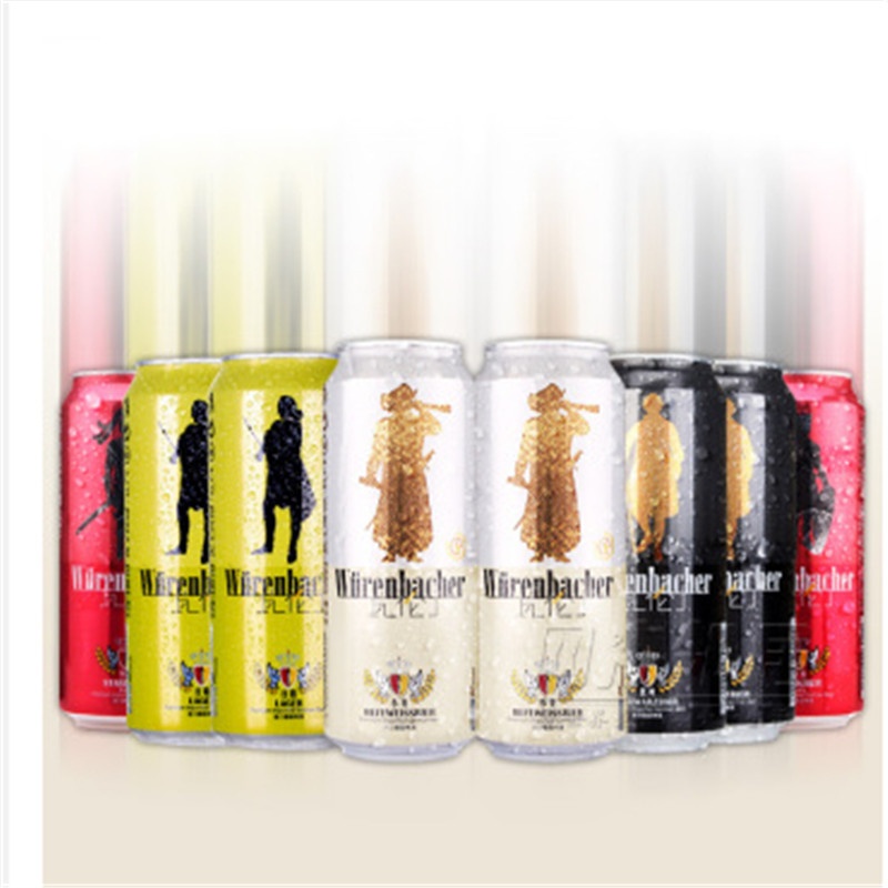 【瓦伦丁4种混合口味啤酒礼盒装500ml*12(德