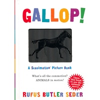 Gallop!: A Scanimation Picture Book (Scanimation Books) [Board book] 奔跑（神奇闪动图画书）