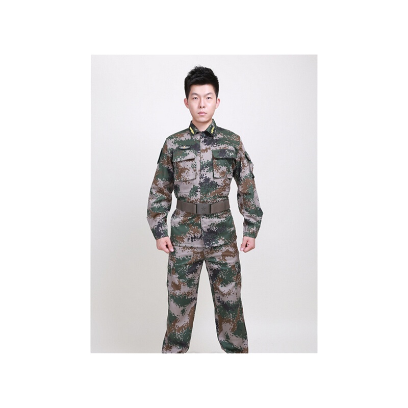 【户外运动特种作战迷彩服新式陆军夏作训服林