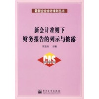 新会计准则下财务报告的列示五披露