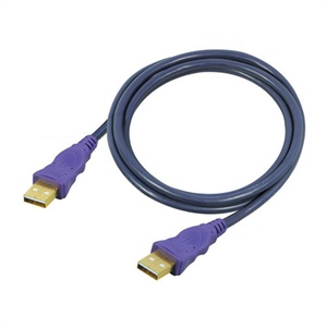 【当当自营】 MillionWell 金佳佰业 高速USB2.0 紫色对拷线 1.8米 24K镀金版 AM/AM