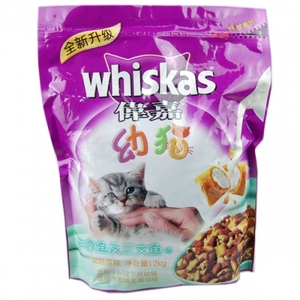 伟嘉幼猫猫粮吞拿鱼及三文鱼味1.2kg