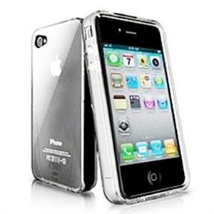 iSkin Solo iPhone4 抗菌TPU保护套(银色)