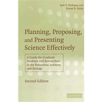 Planning, Proposing and Presenting Science Effectively(ISBN=9780521533881)