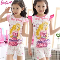 <em>儿童睡衣纯棉芭比</em>家居服套装女童<em>睡衣</em>睡裤小学