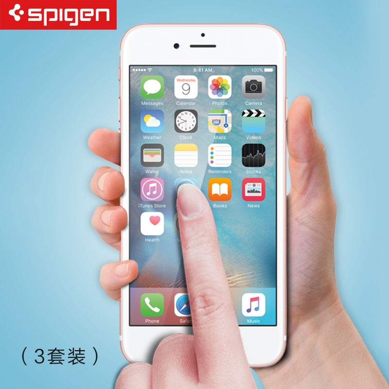 【SPIGEN 韩国iPhone6S高清屏幕手机膜苹果