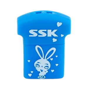 【当当自营】 SSK 飚王 SFD142 U盘 小依 4GB 蓝色