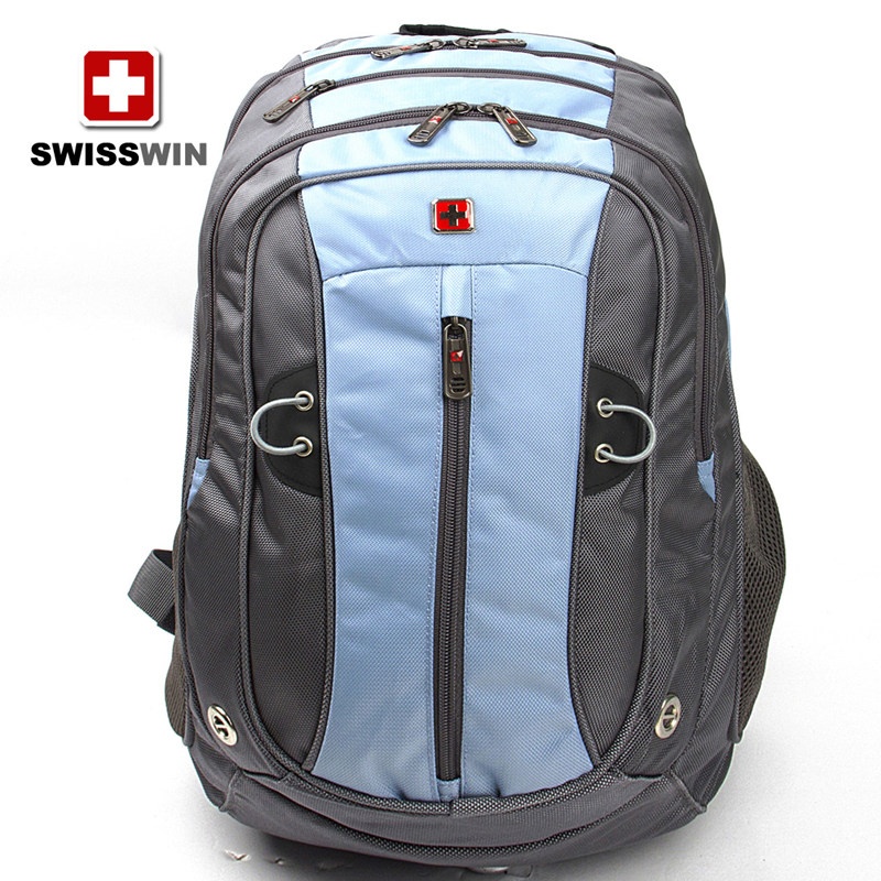 swisswin瑞士军刀 登山旅行包电脑15寸双肩包学生背包男女 sw8352图片