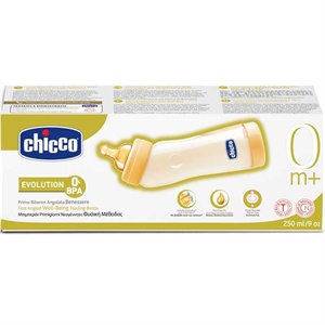 Chicco 智高PES弯角奶瓶250毫升配硅胶奶嘴