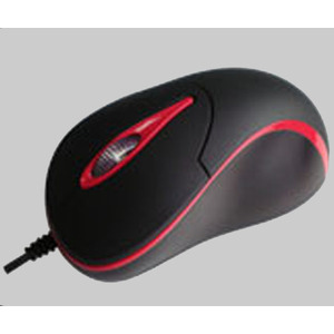 【当当销售配送】新盟 M-115有线鼠标 状元红 USB