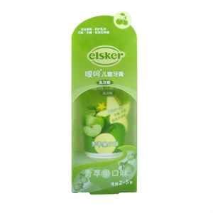 嗳呵儿童牙膏（乳牙）青苹果味50g