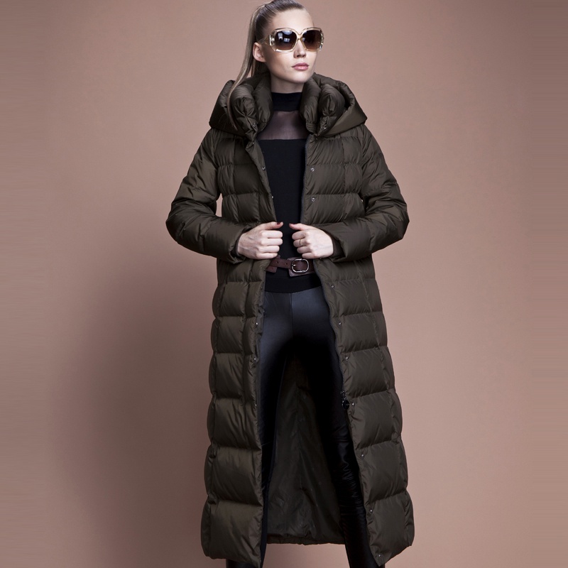 【杰奥<em>羽绒服</em>2013秋冬新款正品 <em>女士长款</em>加厚