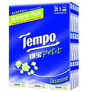 得宝迷你手帕纸茉莉花味特惠装36包