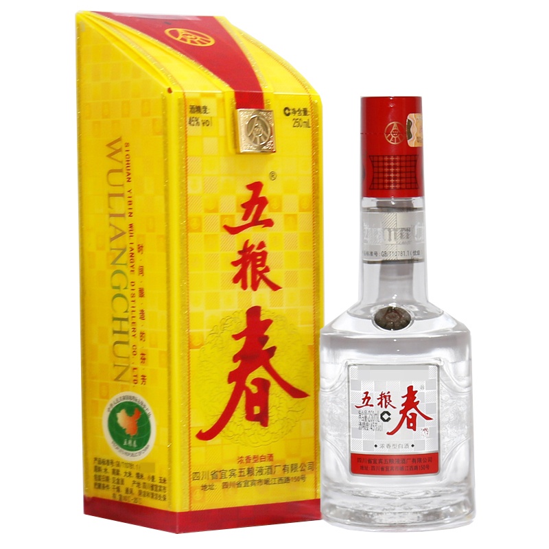 【五粮液白酒】45度五粮春250ml价格_品牌_图