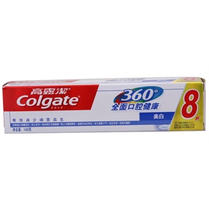 高露洁 360健康美白牙膏140g