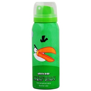 AngryBirds愤怒的小鸟 盛夏芦荟香体止汗喷雾（绿色小鸟）75ml（进）