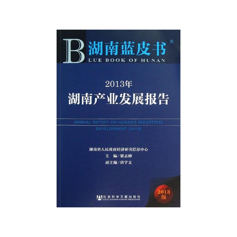 【2013年湖南产业发展报告(2013版) 梁志峰 编