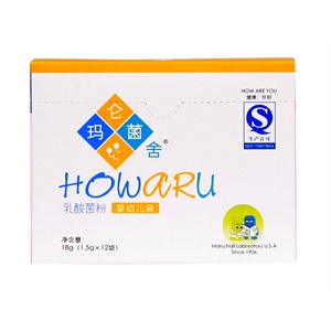 玛仑菌舍HOWαRU乳酸菌固体饮料 12袋