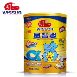 wissun 明一 金智婴3段婴儿配方奶粉 900g 听装