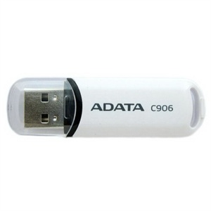 【当当销售配送】威刚（A-Data）8G U盘C906随身碟(白)