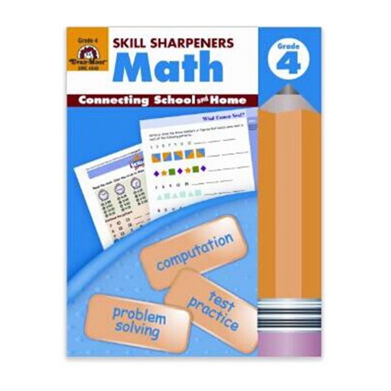 【【英文原版】Skill Sharpeners Math Grade 4