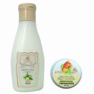 韩伊 祛痘系列痘痘清美白洁面乳130g+石榴鲜活唤肤营养霜6g