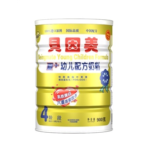 贝因美 金装爱+幼儿配方奶粉3段900g（1-3岁）