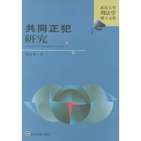 共同正犯研究——武汉大学刑法学博士文库
