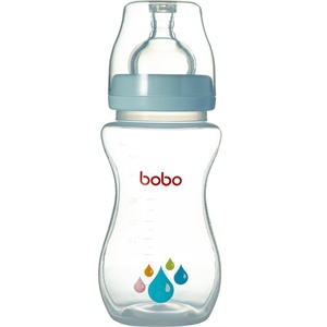 bobo乐儿宝 PP新型塑料宽口奶瓶260毫升中流量BP336