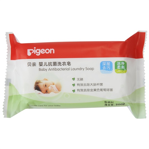 Pigeon贝亲 婴儿抗菌洗衣皂3连包（200g*3）