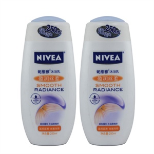 Nivea 妮维雅 盈润丝柔沐浴乳 250ml*2支