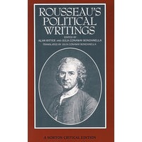 卢梭政论作品选(诺顿世界文学评论系列)/Rousseau’s Political Writings