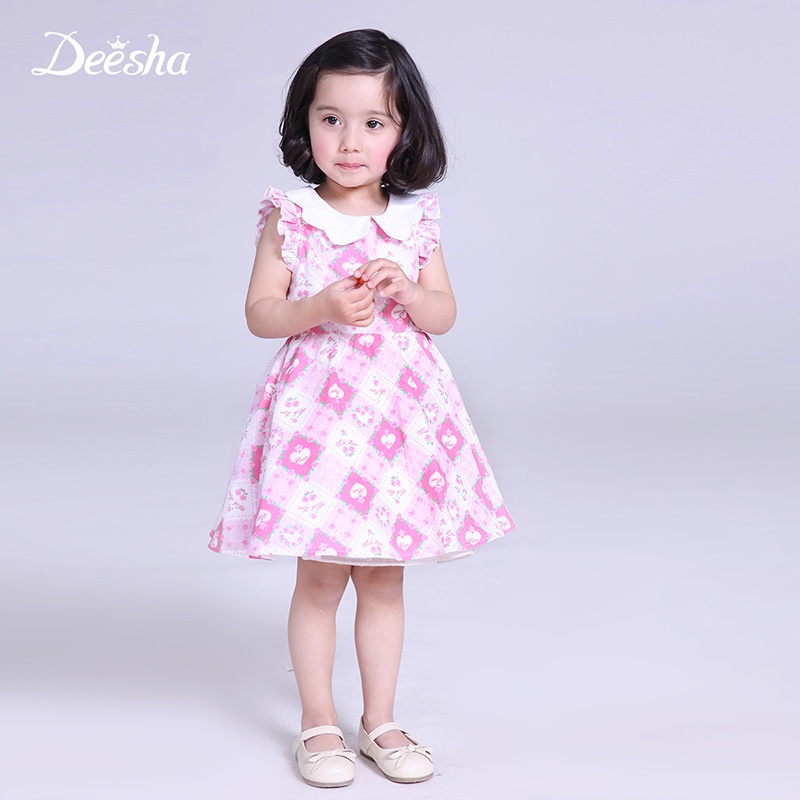 【deesha<em>笛莎女装</em>连衣裙2015夏季新款女童儿