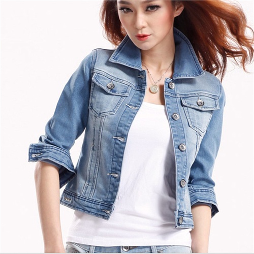 报价|价格_<em>2015春秋</em>新款女装夹克外套<em>女牛仔外</em>