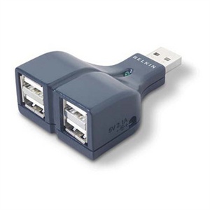 贝尔金授权 四口拇指集线器（USB HUB）F5U218zh 终身保固！