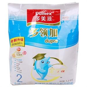 特惠！多美滋 多领加延续较大婴儿配方奶粉 1200G/袋(6-18个月)