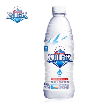 蓝剑集团冰川时代天然矿泉水_艾洁网 冰川时代天然矿泉水无气弱碱性大瓶装饮用水整箱批发777ml*12瓶详细参数配置_比价网_三脉网