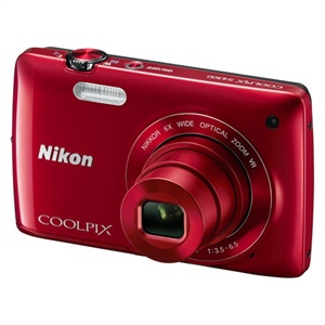 【当当自营】 Nikon尼康 COOLPIX S4300 便携数码相机 红色（1602万像素 3寸屏 6倍光变）